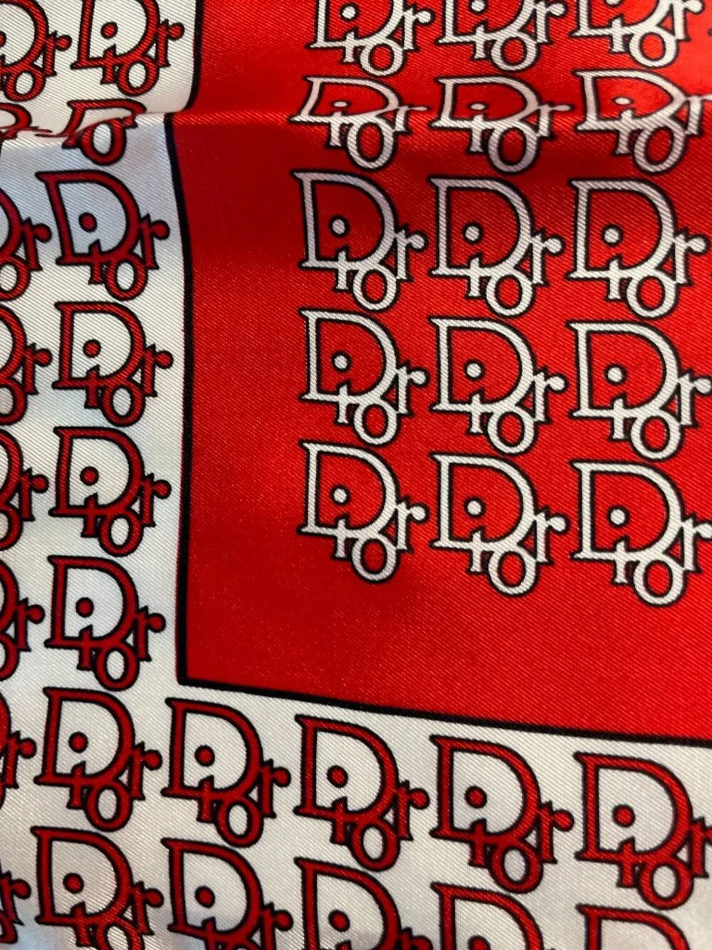Vintage Christian Dior Silk Trotter Scarf